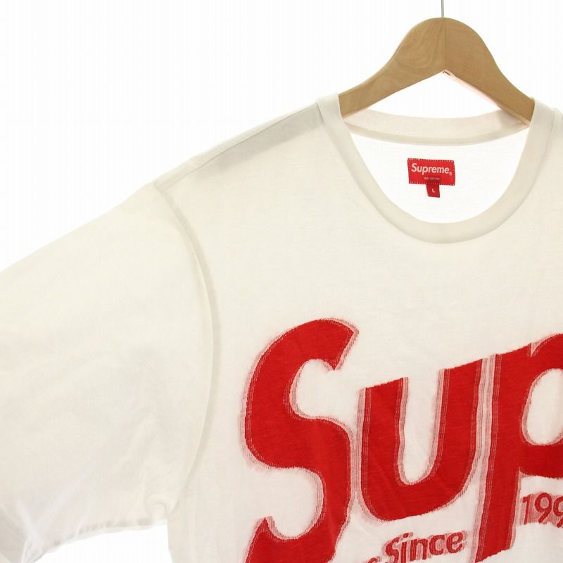 シュプリーム SUPREME 22SS インターシャスペルアウトショートスリーブ 
