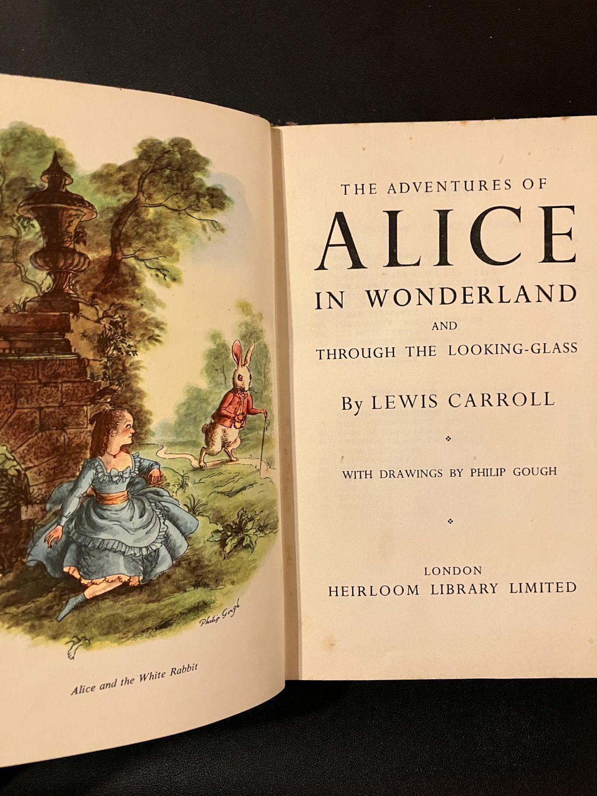 アンティーク洋書】不思議の国のアリス フィリップ・ゴフ挿絵