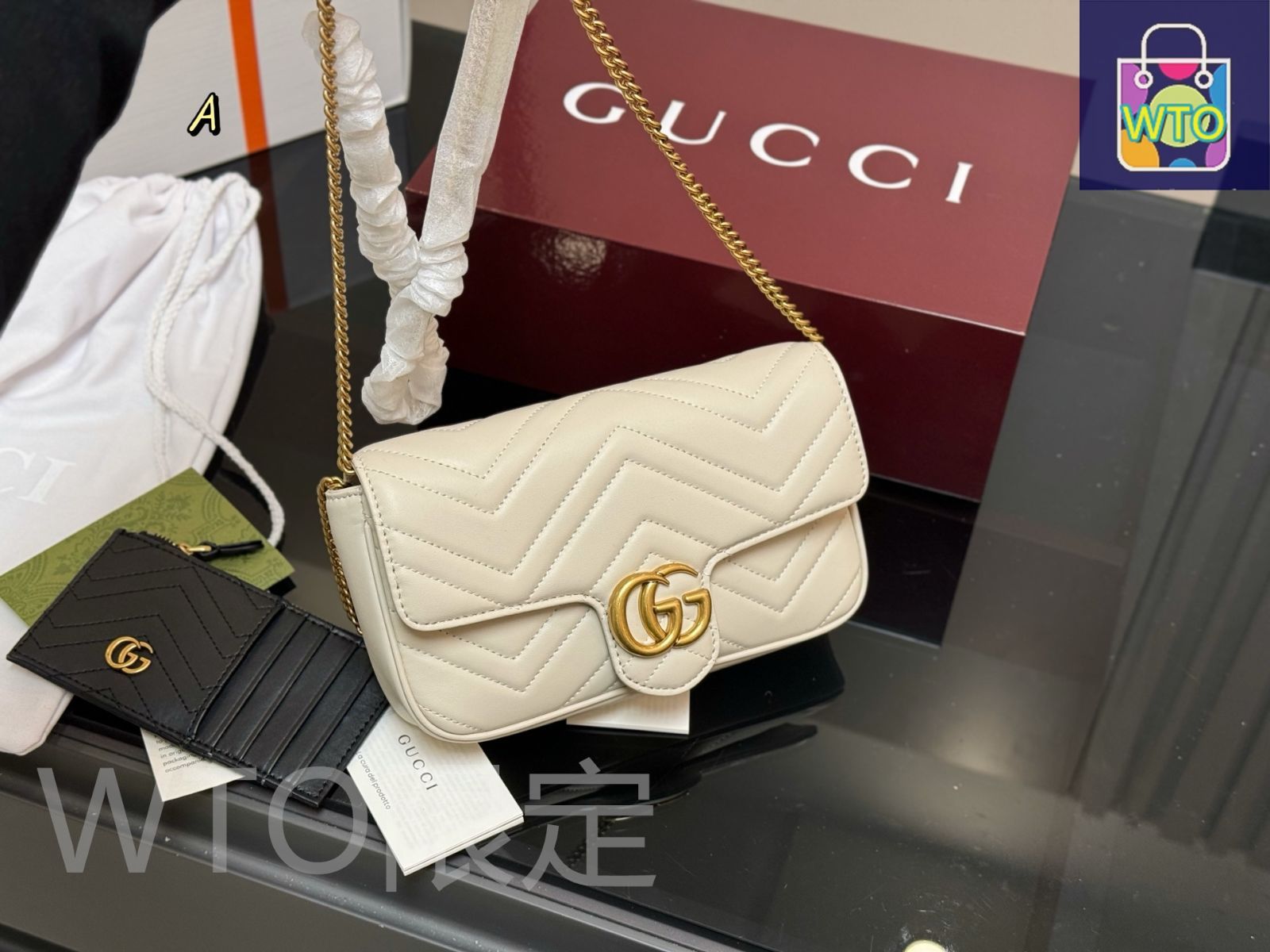 今日特価】Gucci Marmont 2Way Bag 21×13cm-WTO輸入1 - メルカリ