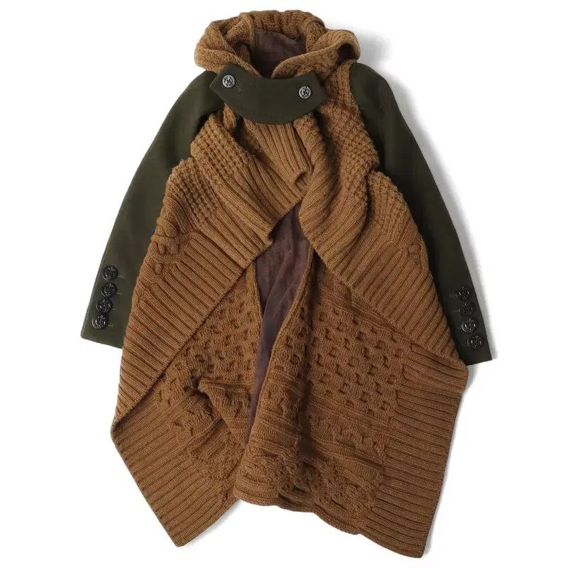 サカイ Sacai 21AW レイヤードコート sacai - 極美品 サカイ Sacai コート 21AW ステンカラーコート