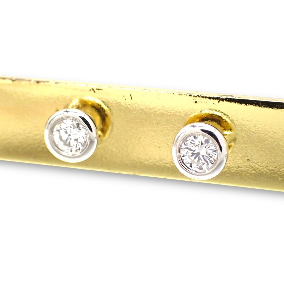 ティファニー 4.4mm バイザヤード ダイヤ ピアス Pt950 4323 - メルカリ