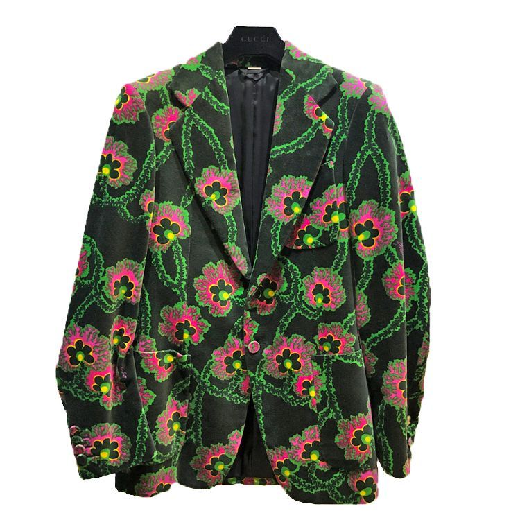 GUCCI】美品 ケン・スコット プリントシルクシャツ