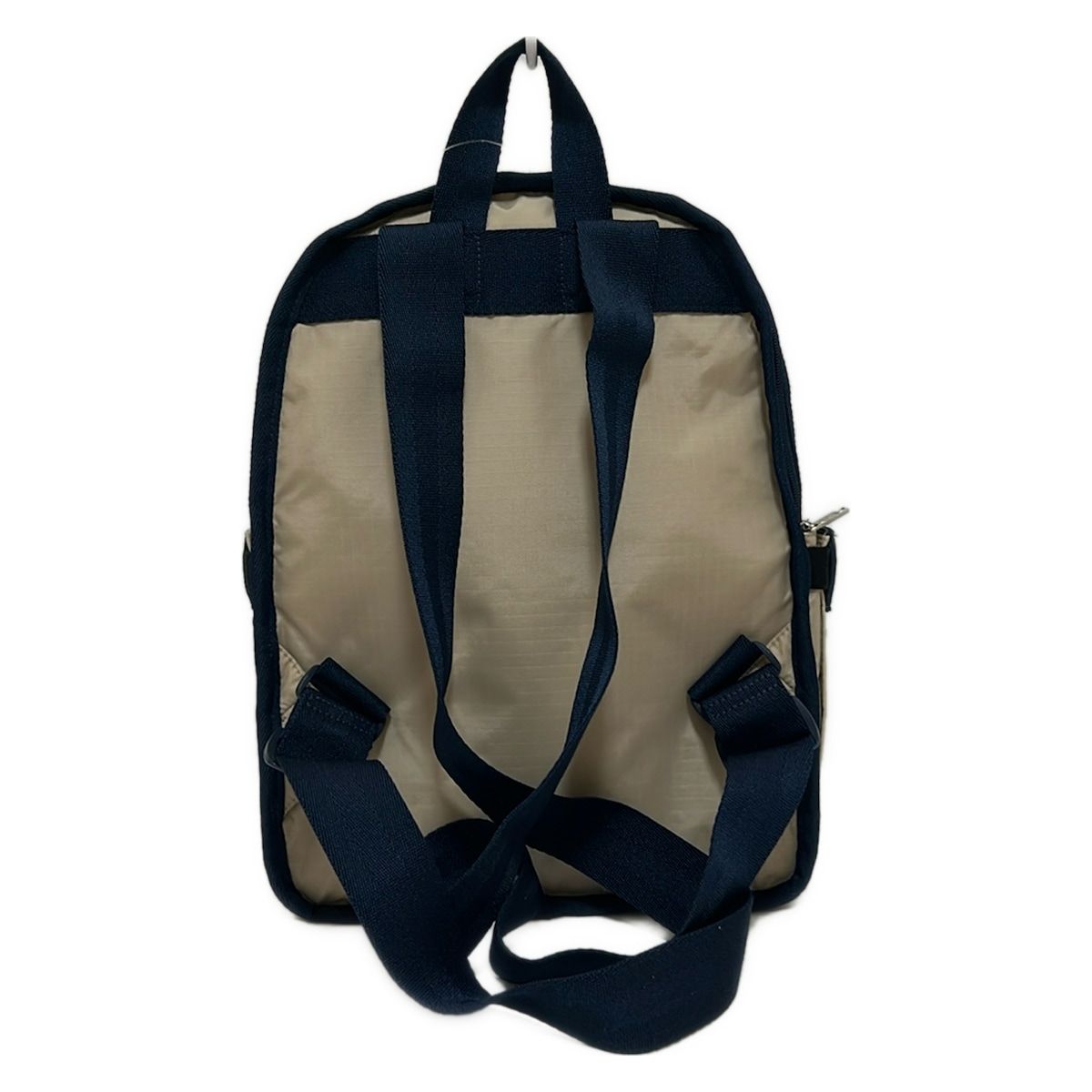 LESPORTSAC(レスポートサック) リュックサック美品  - ベージュ×ダークネイビー×マルチ