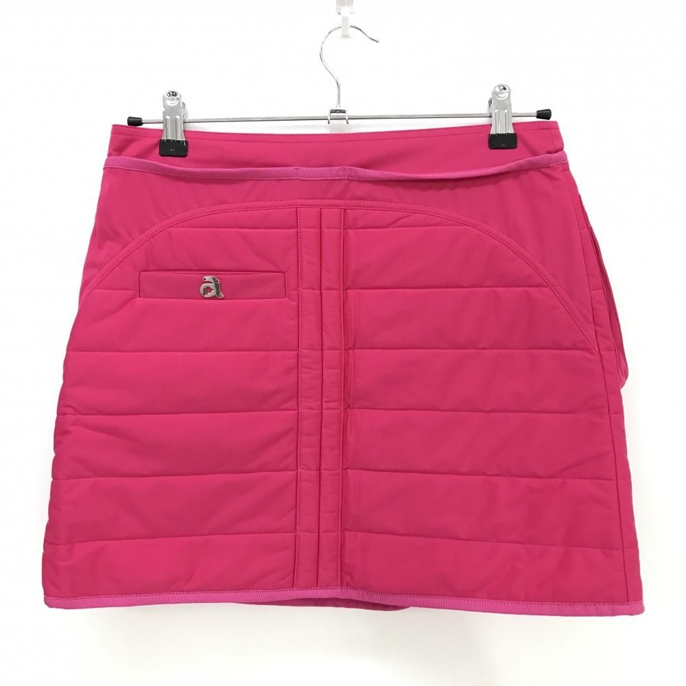 超 アルチビオ 中綿巻きスカート ピンク ビッグポケット レディース 36 S ゴルフウェア archivio