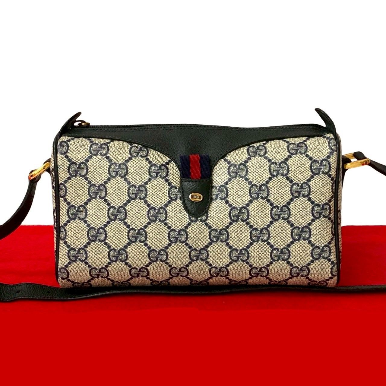 極希少 Gucci シェリーライン ショルダーバッグ ポシェット オールドグッチ ほぼ未使用 GUCCI グッチ オールドグッチ ヴィンテージ シェリー