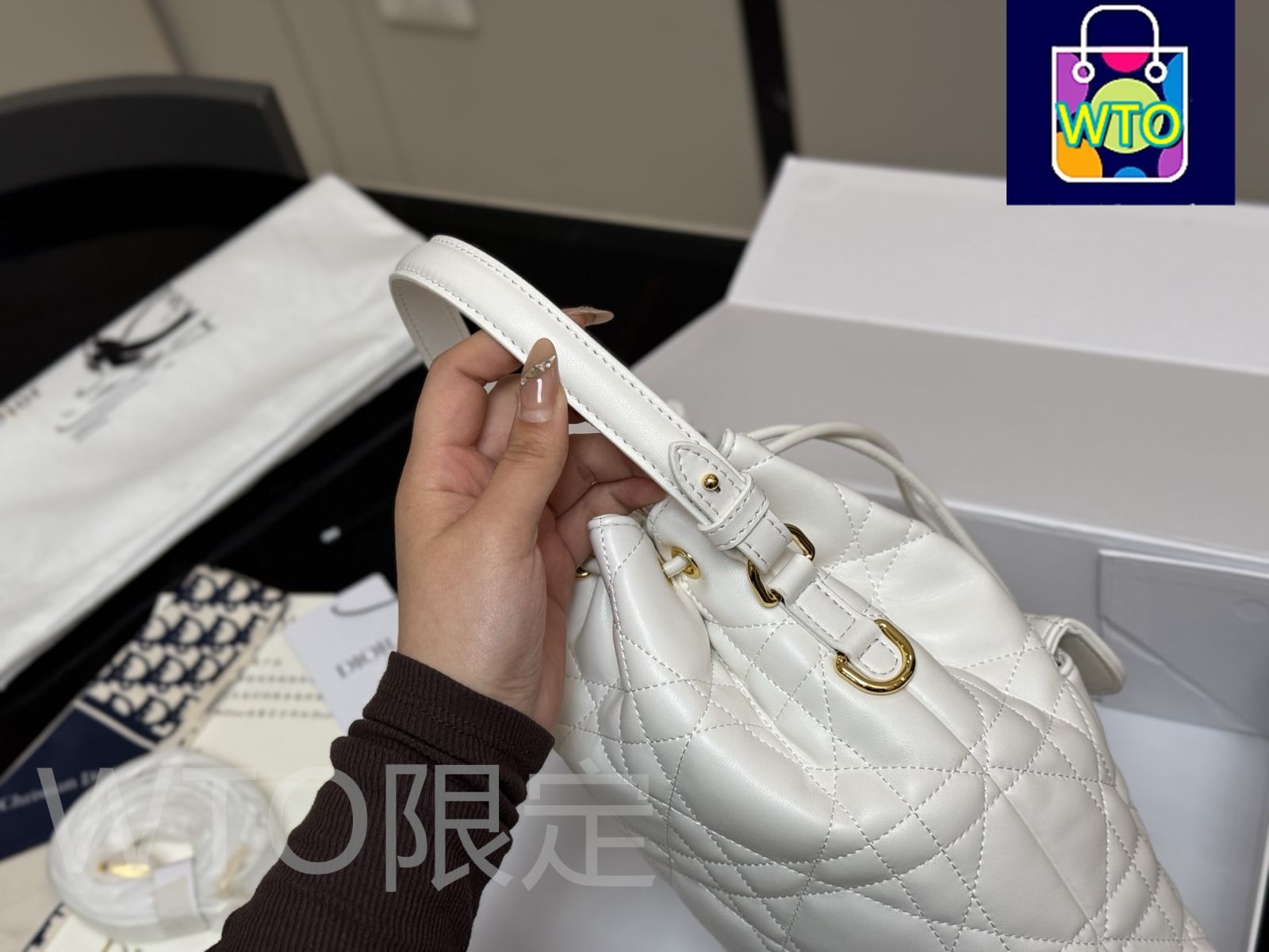 【2way】Dior Caro バケットバッグ スモール 国内発送 Christian Dior (クリスチャンディオール) Caro カロ バケット