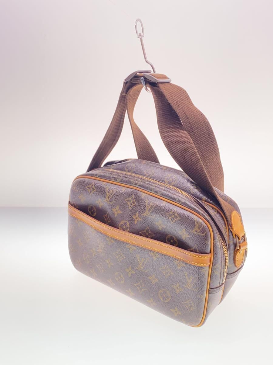 LOUIS VUITTON リポーターPM_モノグラム・キャンバス_BRW PVC ブラウン 総柄 - メルカリ