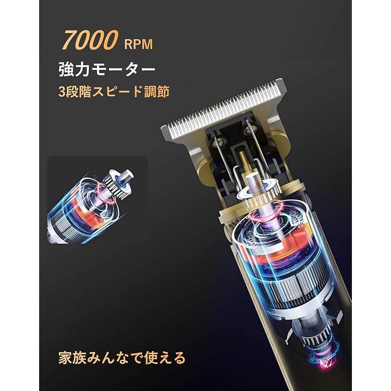電動バリカン メンズ ヘアカッター 散髪用 3段階モード 超低騒音 軽量 バリカン USB充電式 ヘアカッター メンズ 電動ばりかん 散髪用 自動