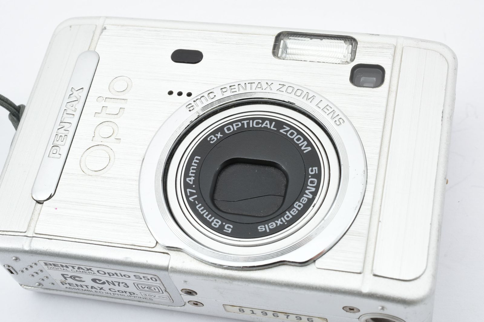 ★実用品★ペンタックス PENTAX Optio S50 ★元箱付属★ L329#1886