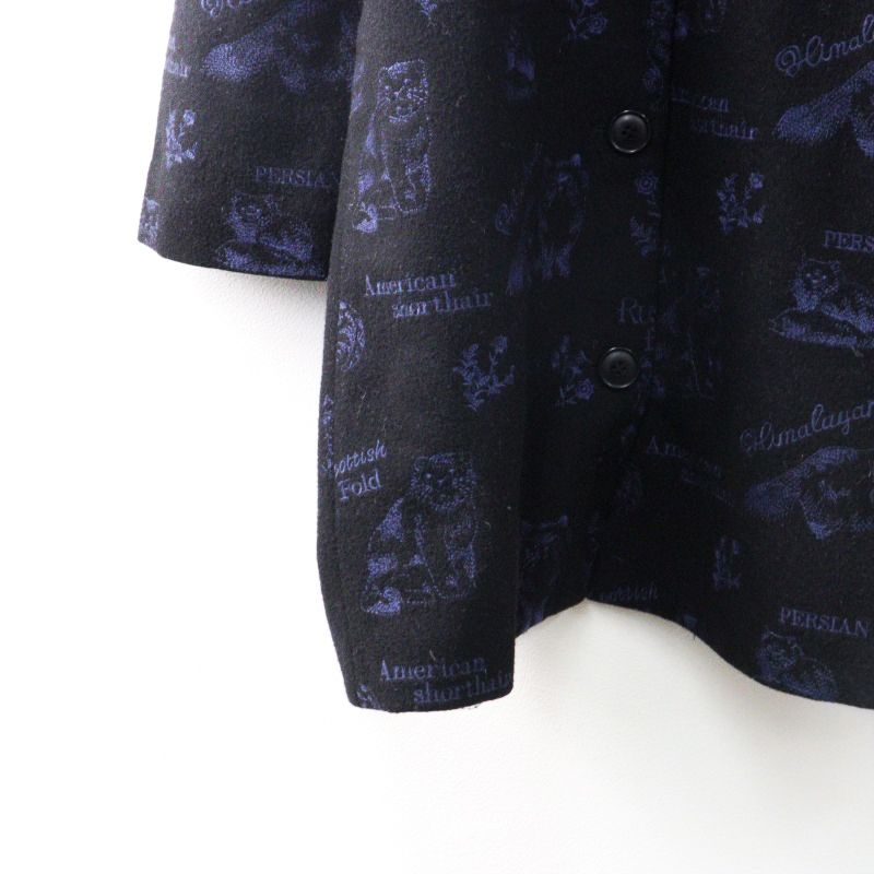 マーブルシュッド marble SUD EMB NEKO ZUKAN ネコ図鑑 刺繍 ノー 