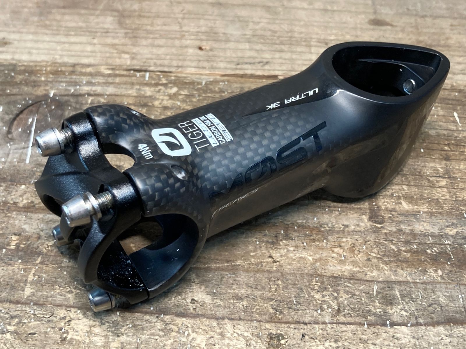 MOST(モスト) TIGER ULTRA カーボン エアロ TiCR マットブラック   130 MOST TIGER ULTRA カーボン エアロ TiCR マットブラック ステム 130mm