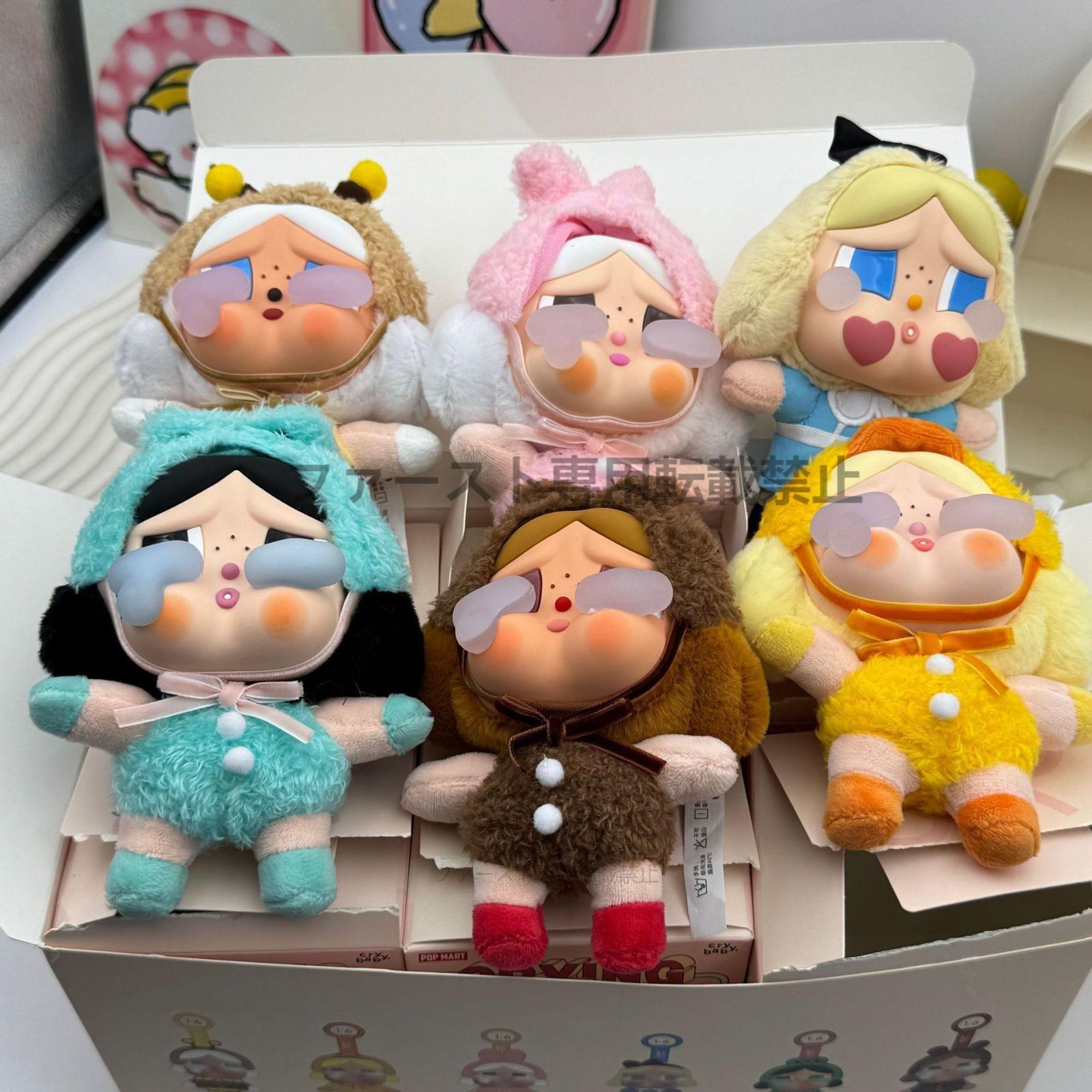 CRYBABY/Crying Again アリス ぬいぐるみ POPMART Crybaby Crying Again Plush Series She's Alice | eBay