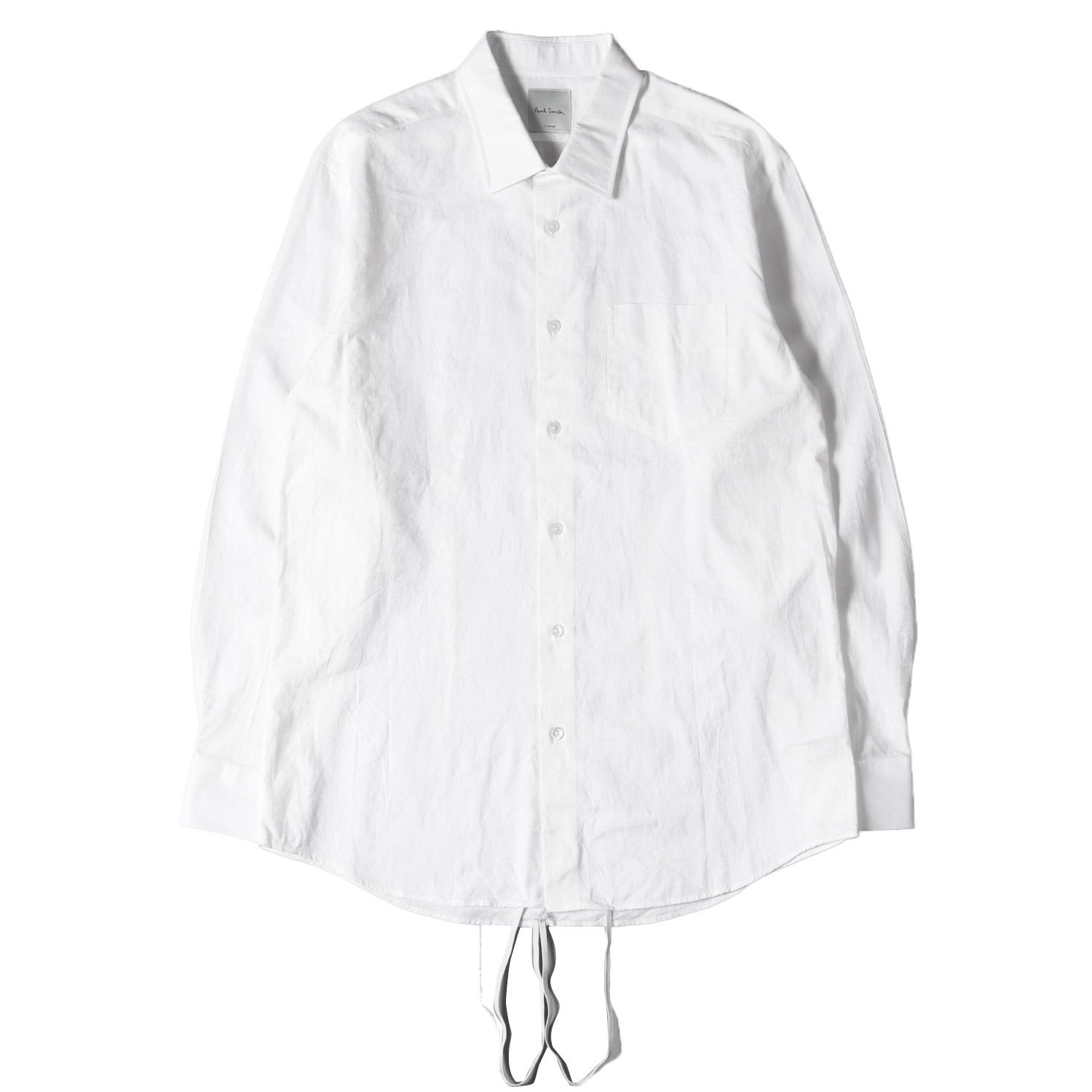 【希少】ポールスミスコレクション 花柄 長袖シャツ　ジャガード　ホワイト Paul Smith ポールスミス シャツ ジャガード フラワー柄