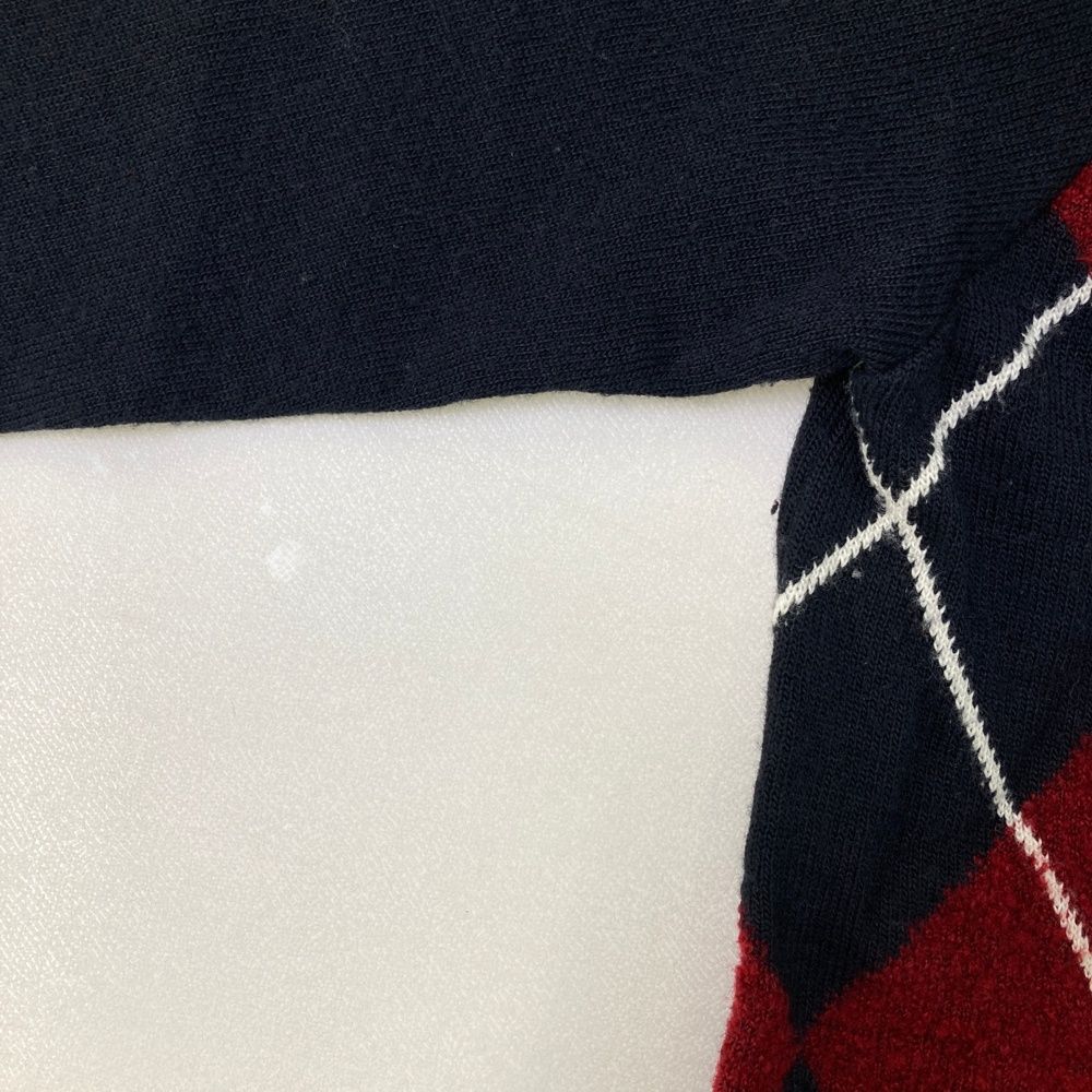 Callaway キャロウェイ　アーガイルセーター Lサイズ 小さ目 サイズ：L CALLAWAY キャロウェイ Vネック ニットセーター アーガイル