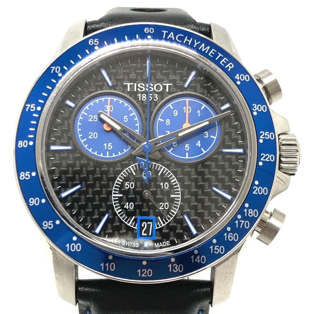 美品 TISSOT クォーツ クロノグラフ クォーツ 腕時計 T106417A 【公式