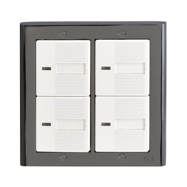 【新品・14営業日以内発送】ゴーリキアイランド 790242 真鍮製スイッチプレート コスモシリーズ用 PC02 アンティークニッケル 真鍮 スイッチカバー【沖縄離島販売不可】