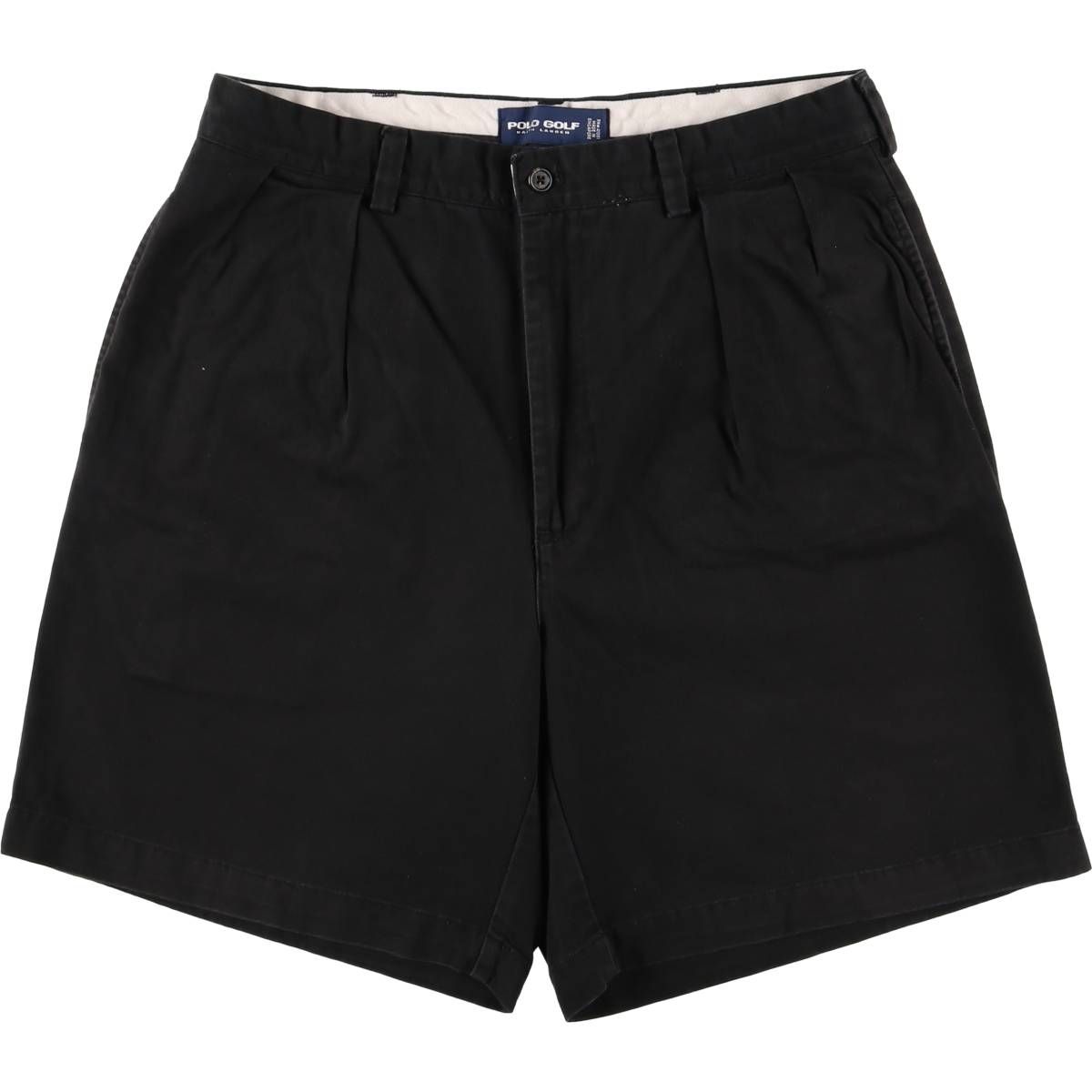 90s POLO SPORT Ralph Lauren チノショーツ ラルフ 古着 90s Polo Ralph Lauren タック チノ ショーツ ショート