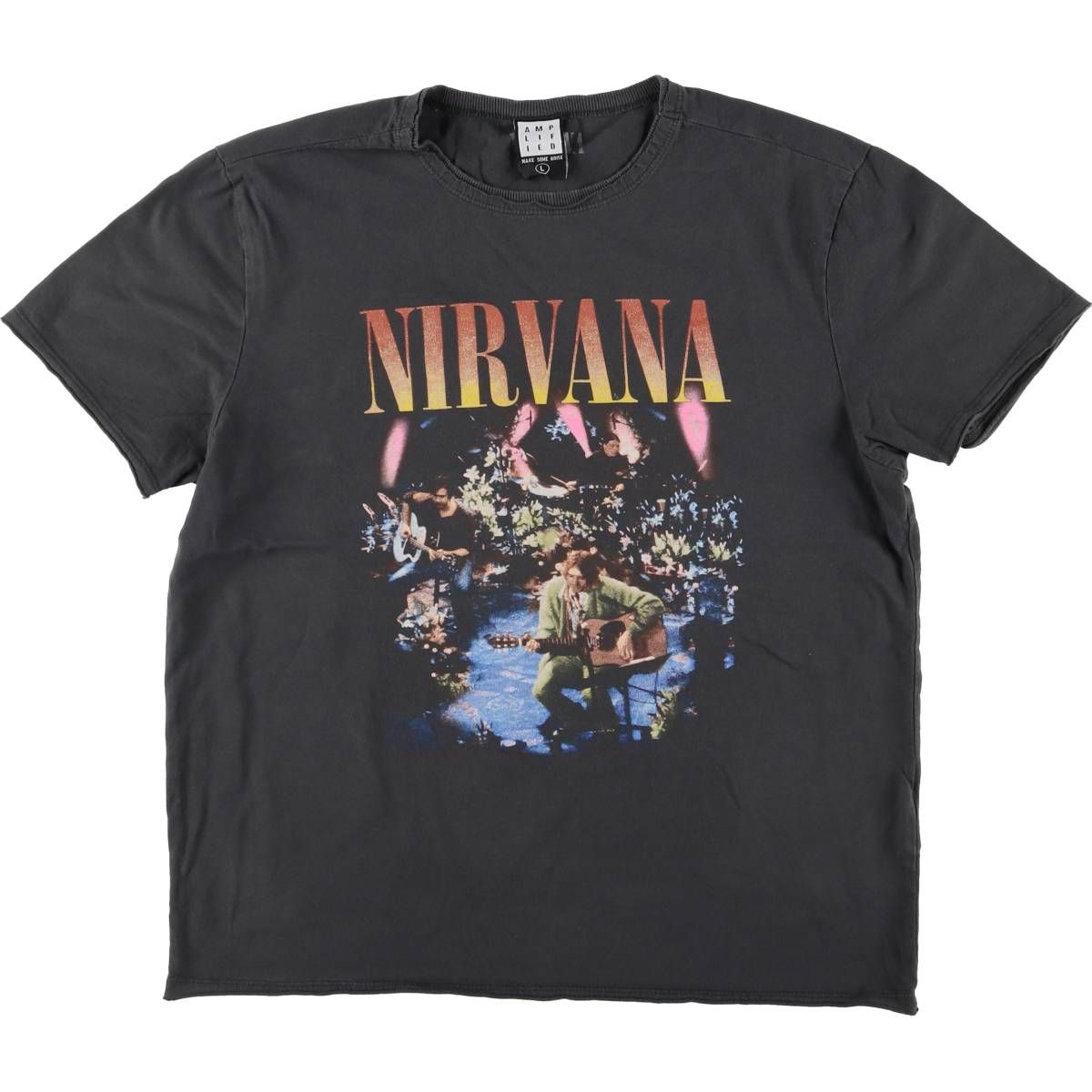 古着 AMPLIFIED NIRVANA ニルヴァ―ナ バンドTシャツ バンT レディースL相当|eaa547477