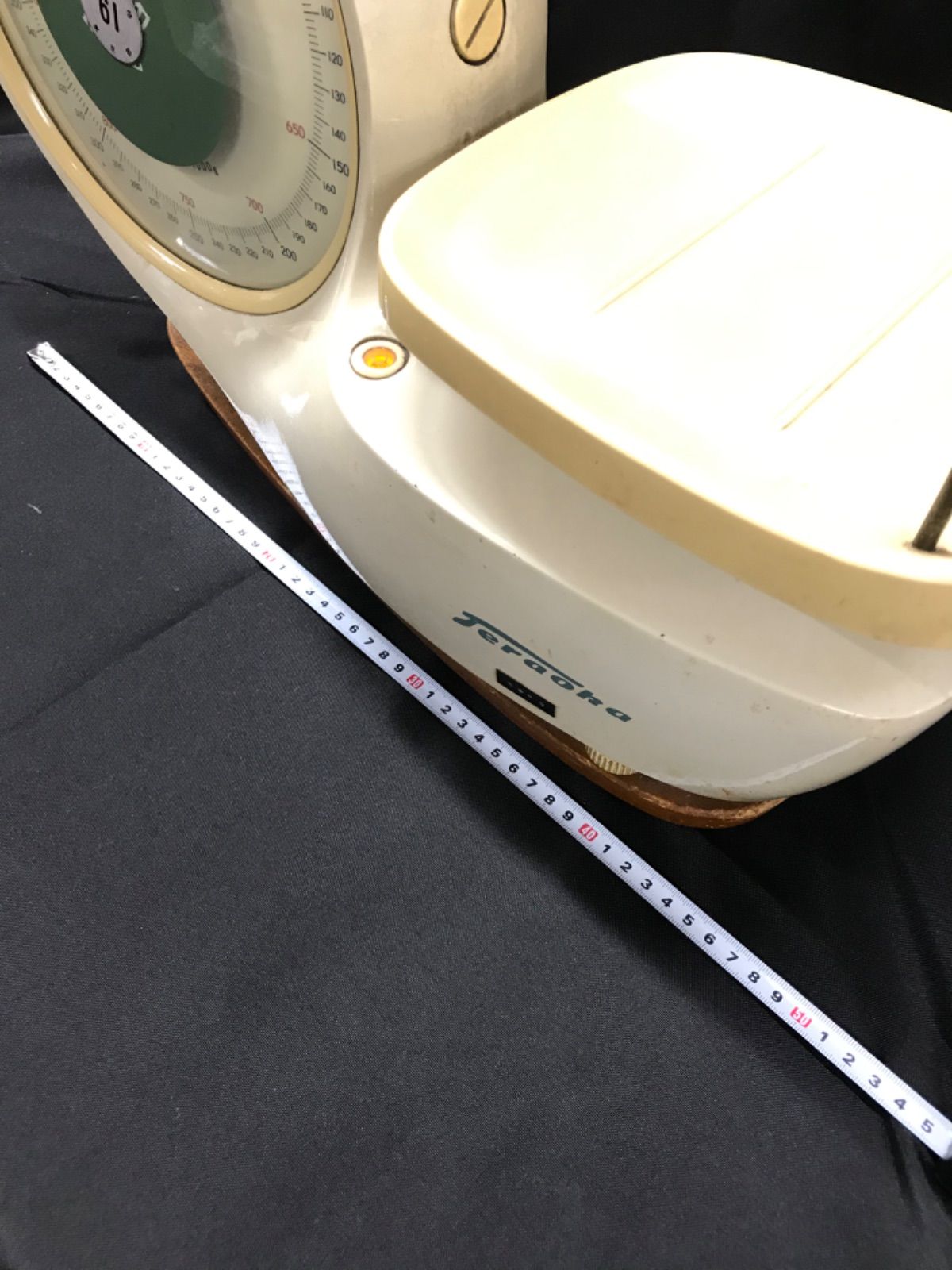 H3【VINTAGE】柳宗理 寺岡式 二回転横皿秤 計り 型式承認番号D709