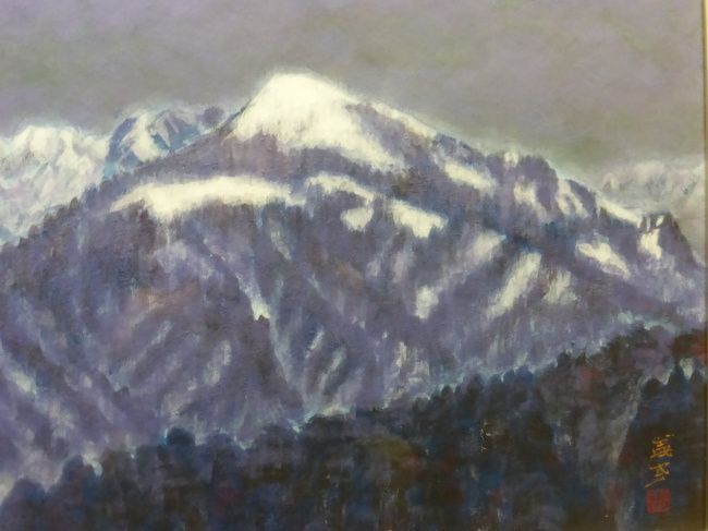 【真筆】　道吉勝重 『 高原の春 』 日本画　20号　富山県出身　共シール 真筆】 道吉勝重 『 高原の春 』 日本画 20号 富山県出身 共シール