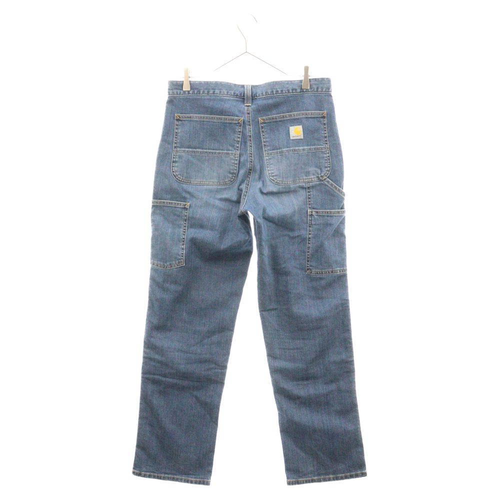 CARHARTT (カーハート) DOUBLE-FRONT UTILITY JEAN RELAXD FIT ダブルフロントユーティリティデニムパンツ ジーンズ ダブルニー インディゴ BD3329-M