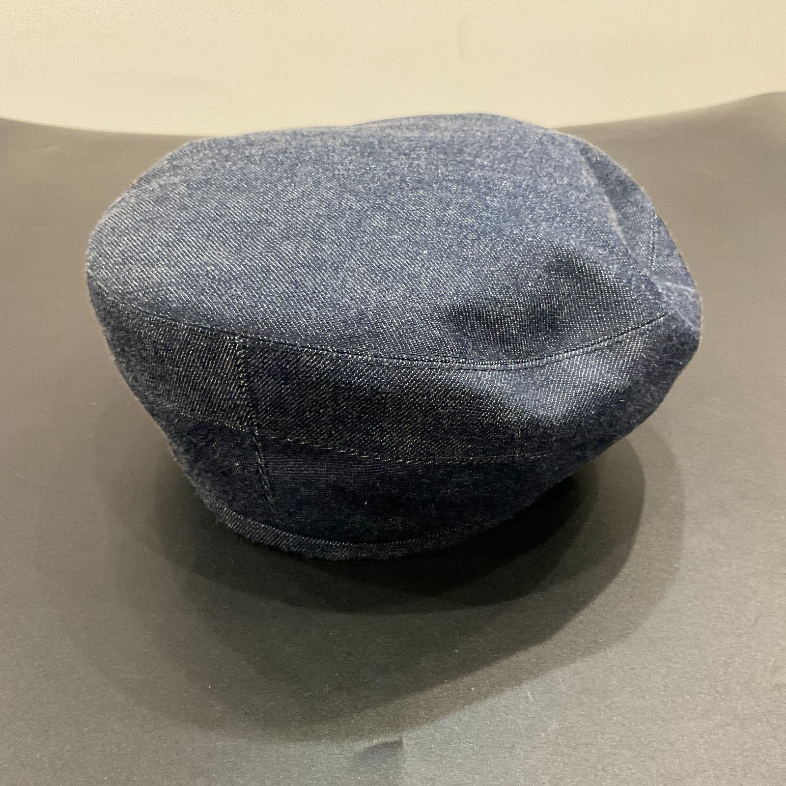 HERMES エルメス サントノーレ デニム ベレー帽 56 D25070421