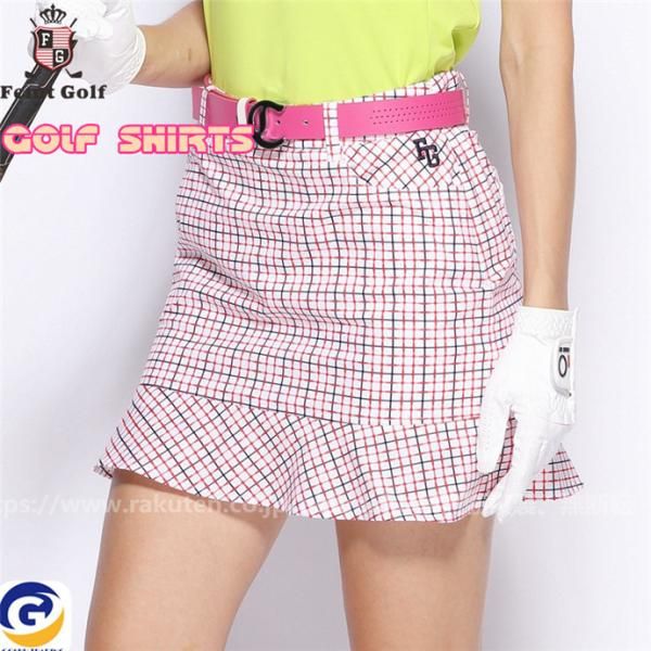 Malbon ゴルフ レディース プリーツスカート 2025韓国新作 夏用速乾