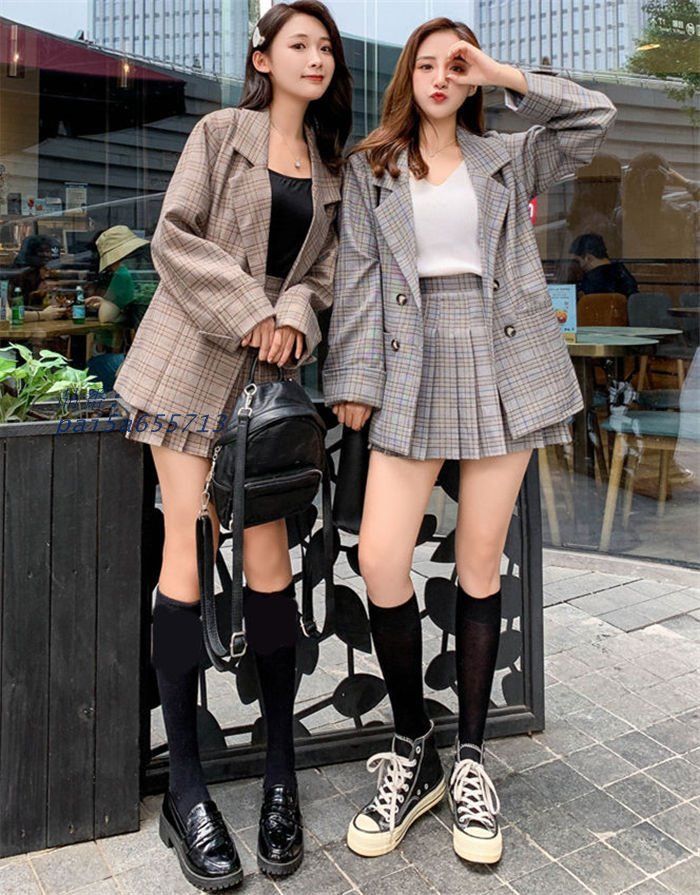 チェック柄 長袖