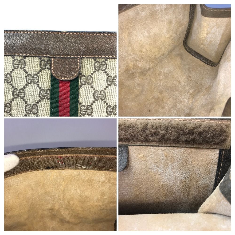 GUCCI クラッチバッグ GGスプリーム シェリーライン 89・01・001 USED