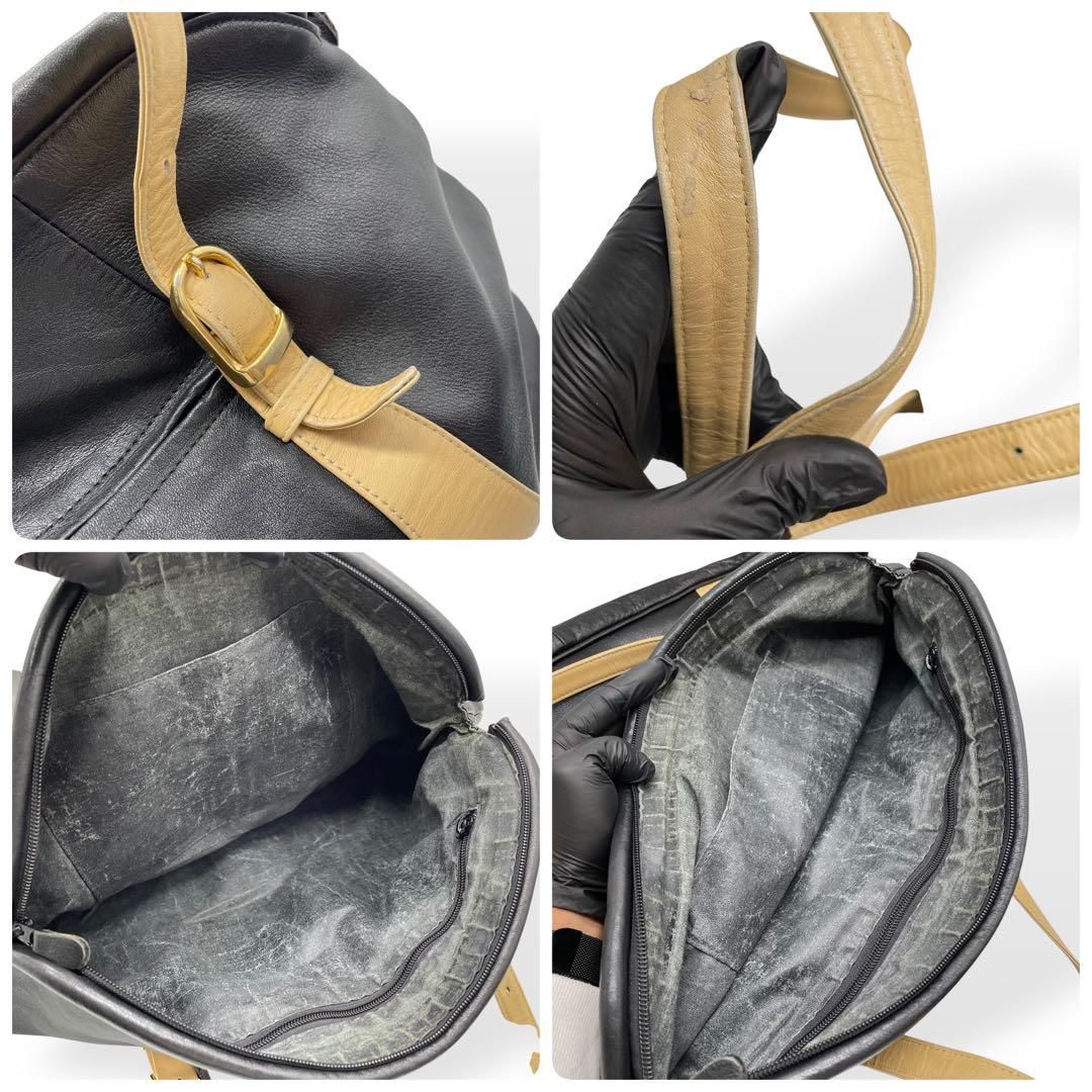 良品 kitamura キタムラ トートバッグ 大容量 ブラック ベージュ