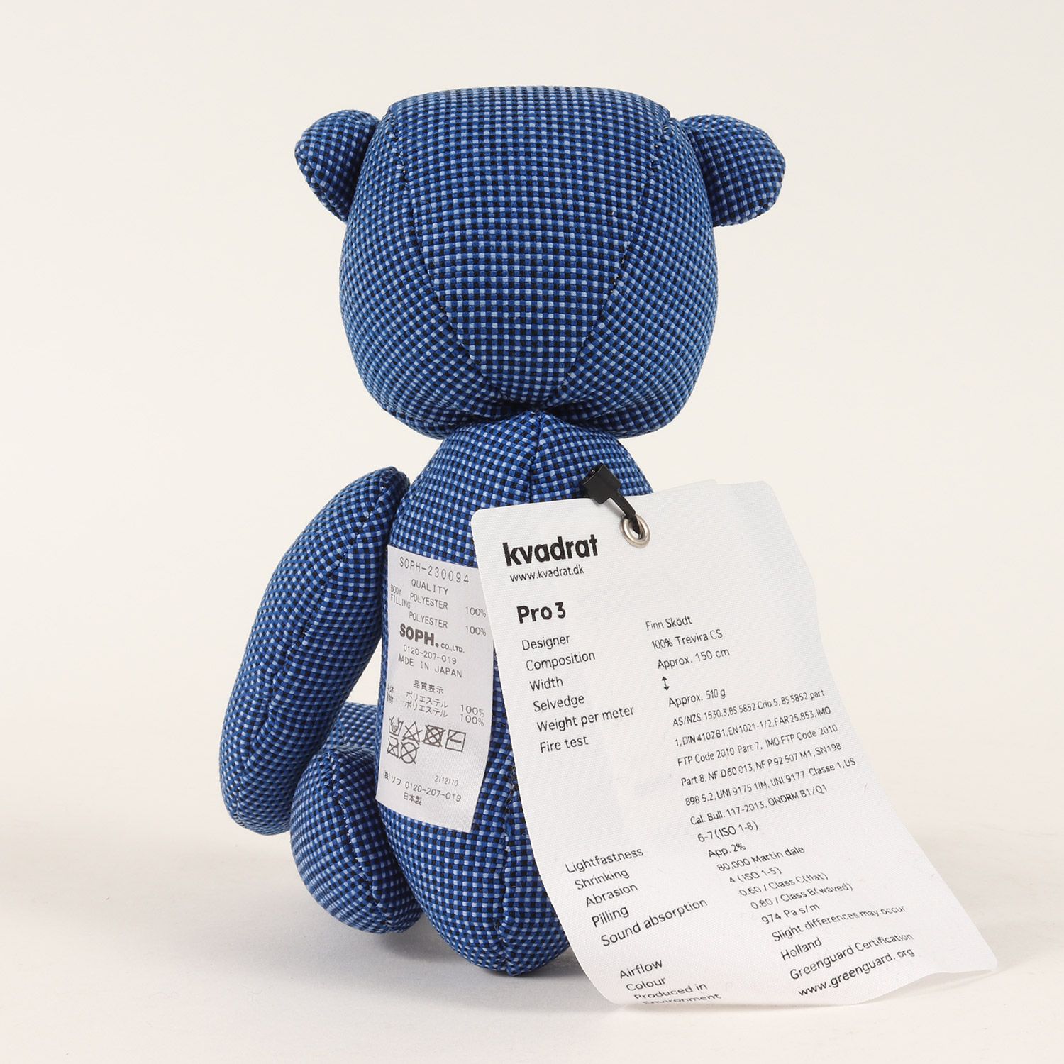 SOPHNET. テディベア 新品同様 SOPHNET ソフネット 23SS Kvadrat テディベア