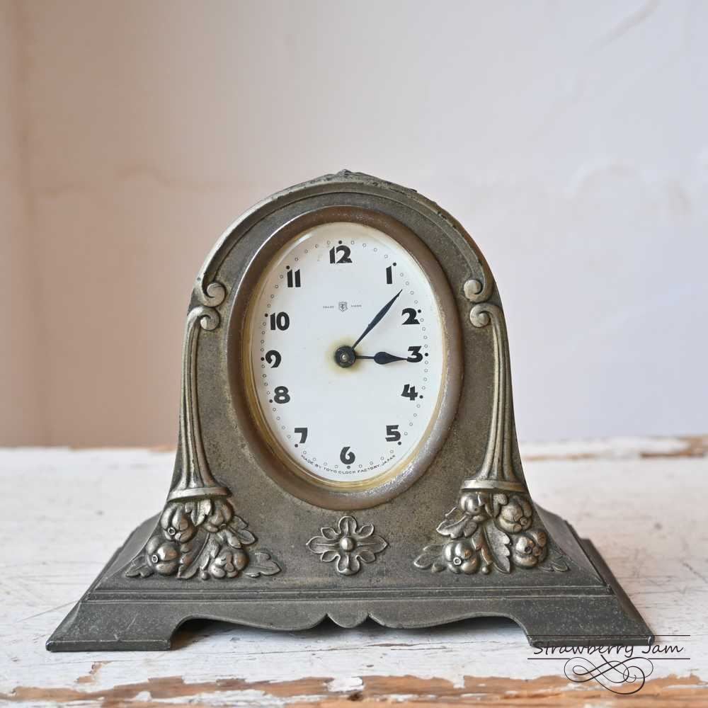 ICO-106 送料込！ ヴィンテージ TOYO CLOCK 置時計 ICO-106 ヴィンテージ TOYO CLOCK 置時計 インテリア レトロ