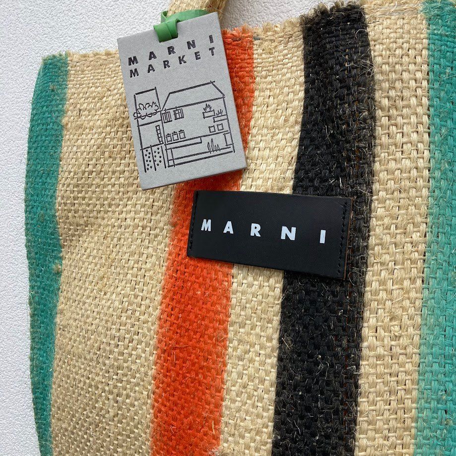 MARNI　マルニ　マーケット　トートバッグ 麻