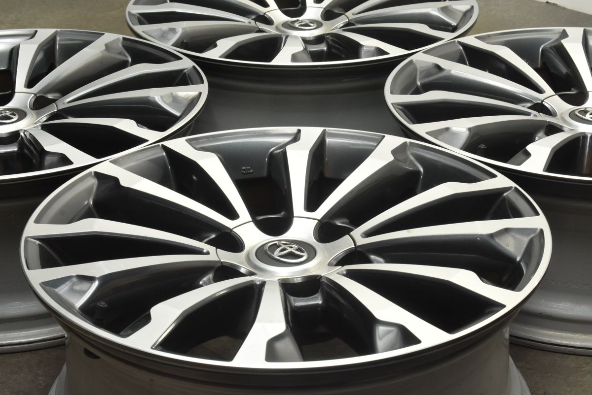 交換用に トヨタ ランドクルーザープラド 後期 純正 19in 7.5J 25 PCD139.7 4本セット ハイラックス ハイラックスサーフ 流用 可