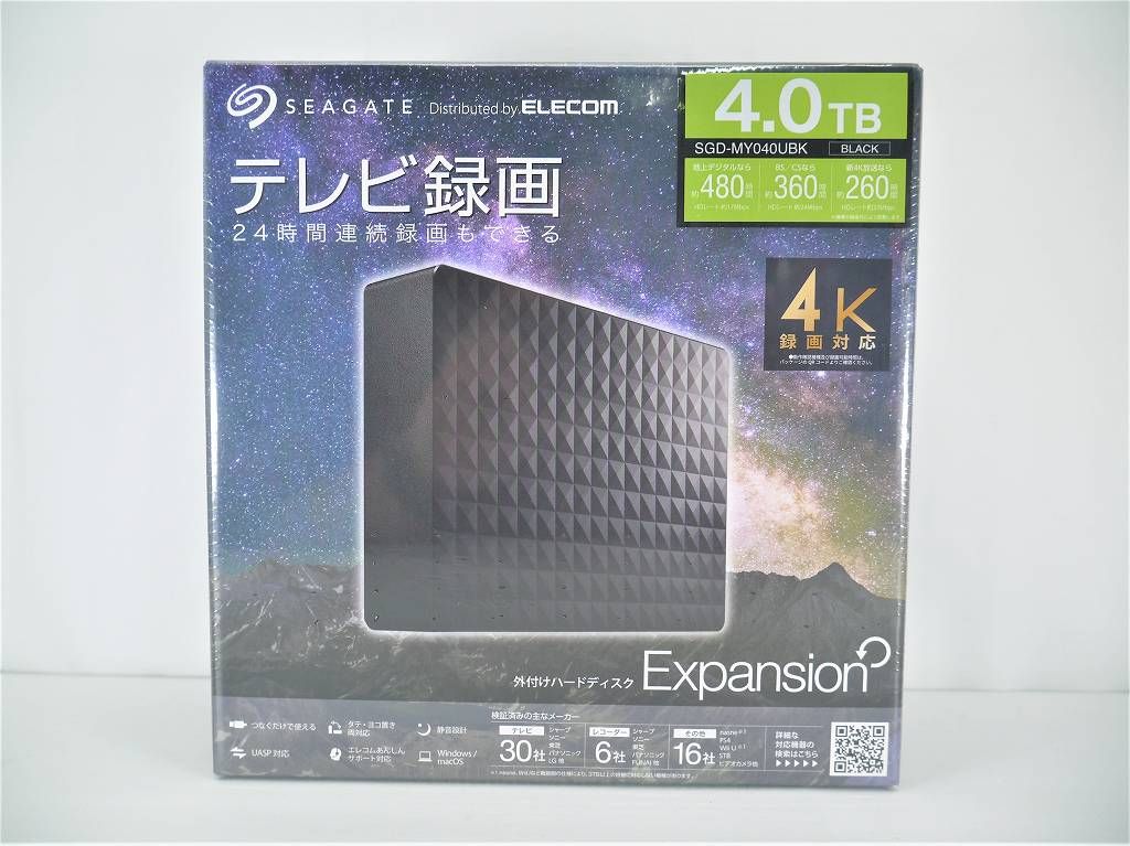 新品在庫あ】 (中古品)Seagate USB3.0接続 TV録画用外付け