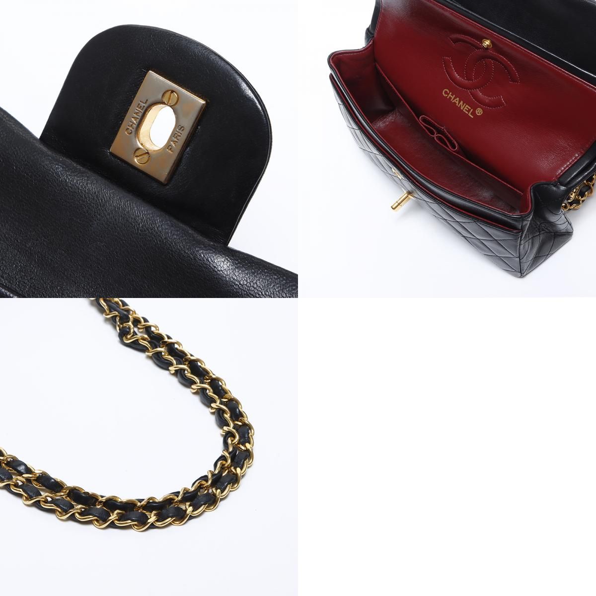 CHANEL シャネル ショルダーバッグ 0番台 ダブルフラップ マトラッセ 