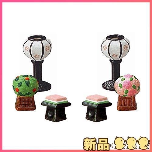 新品四日市ばんこ焼 【日本製】 ひな道具セット（ミニ） 【陶器製_手描き】