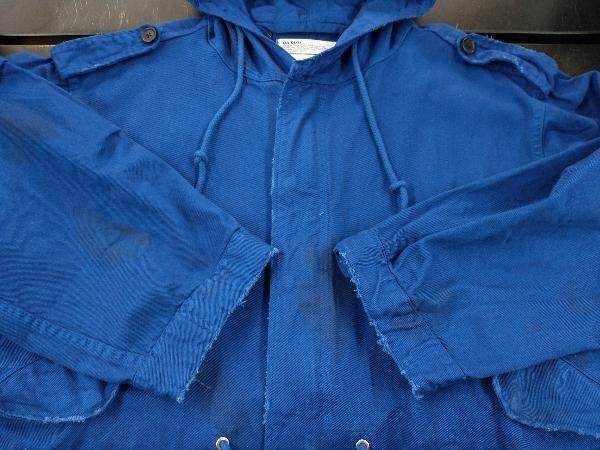 DAIRIKU 22A/W Jimmy Washed Mods Coat Royal Blue O-3 ダイリク