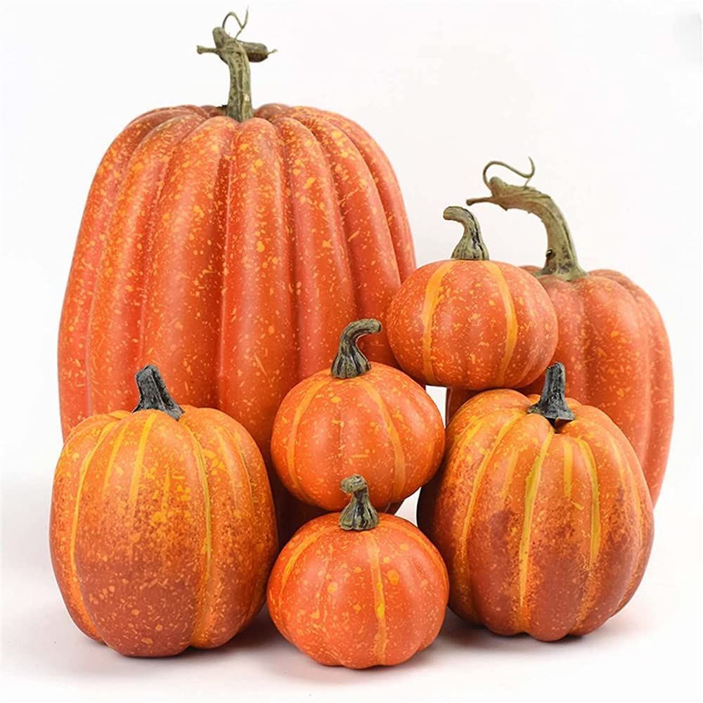 7PCSハロウィン かぼちゃ 小から大まで四つサイズ組み合わせる偽