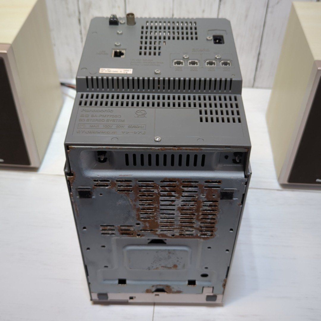 Panasonic　コンポ　ステレオシステム　Ⅾ-dock　sa-pm770sd Panasonic コンポ ステレオシステム Ⅾ-dock sa-pm770sd