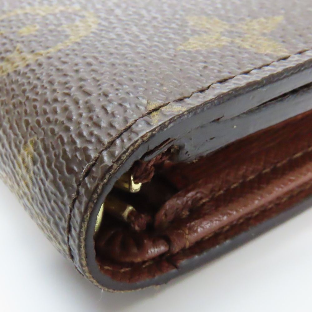 中古】 ルイ・ヴィトン 二つ折り財布 ポルトモネ・ビエ・トレゾール  