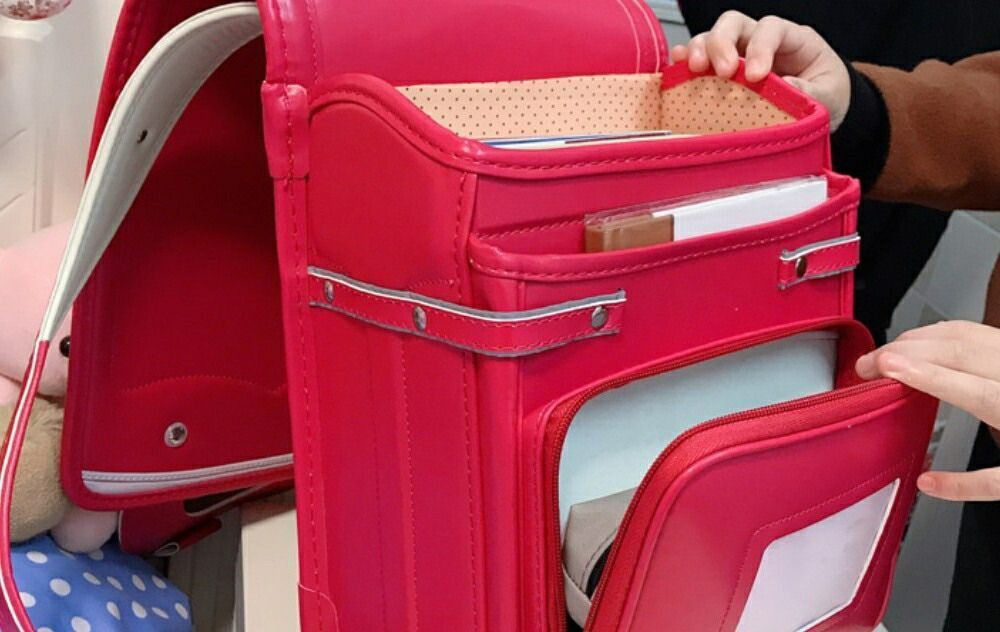 激安アウトレット通販 未使用品】トヤマかばん店 アカ/ピンク ランドセル 牛革ボルサ バッグ