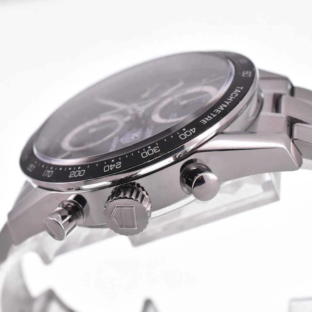タグホイヤー TAG HEUER CV2010 中古)TAG HEUER タグ・ホイヤー カレラ クロノグラフ タキメーター