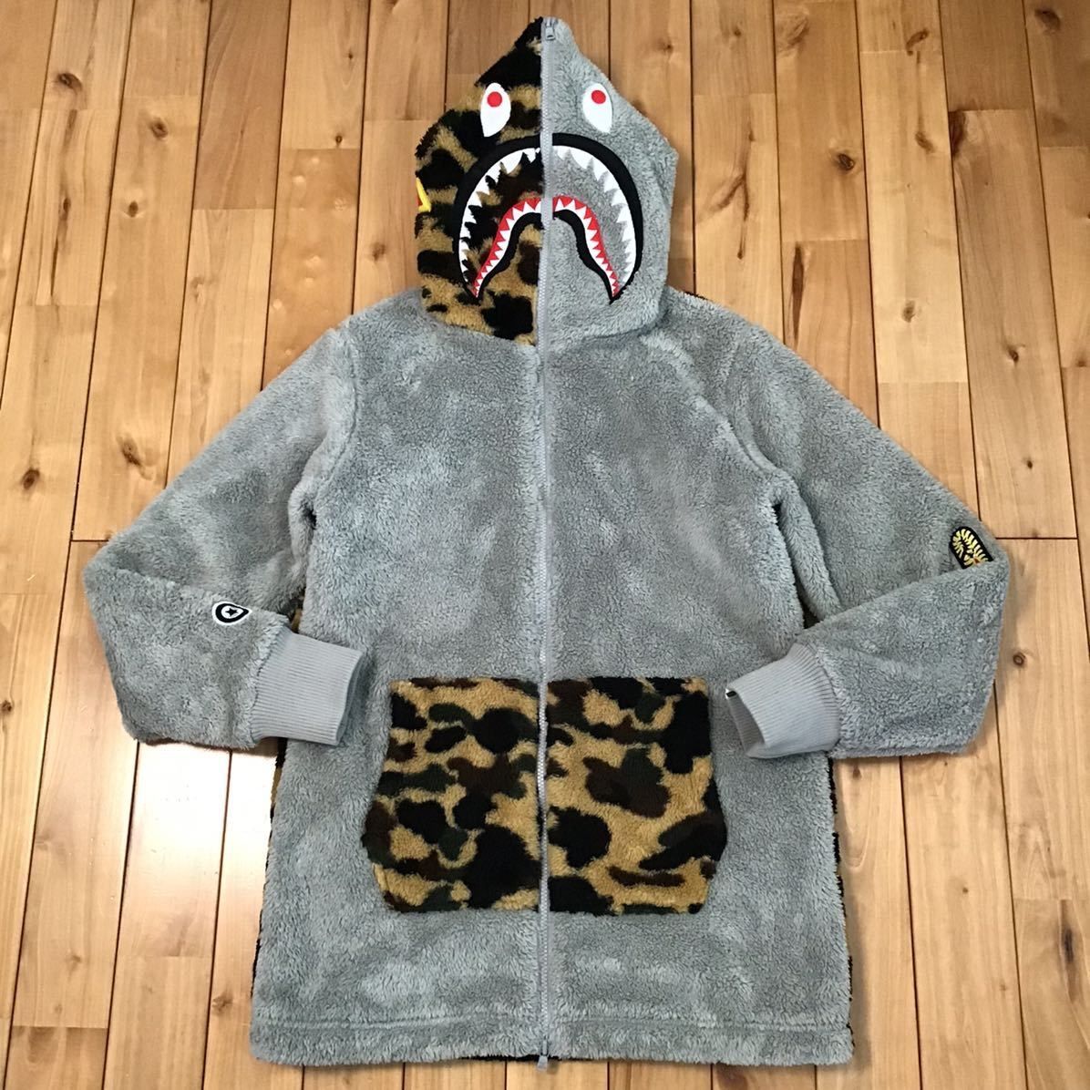 ボア シャークパーカー BAPE shark ベイプ 000000007205 - メルカリ