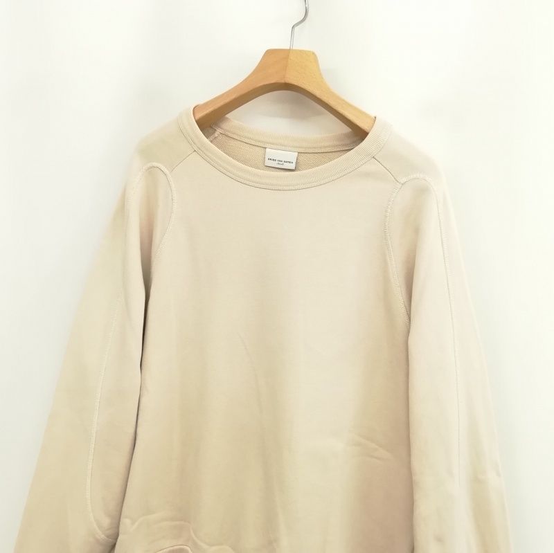 Dries Van Noten オーバーサイズ スウェットシャツ S ベージュ DRIES VAN NOTEN ベージュ スウェットシャツ S