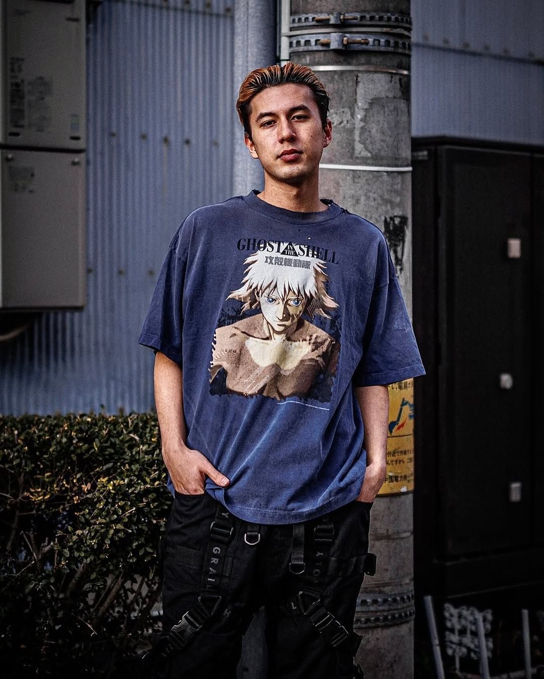 SAINT Mxxxxxx × GS_SS TEE/GST IN THE SHELL/NVY - メルカリ