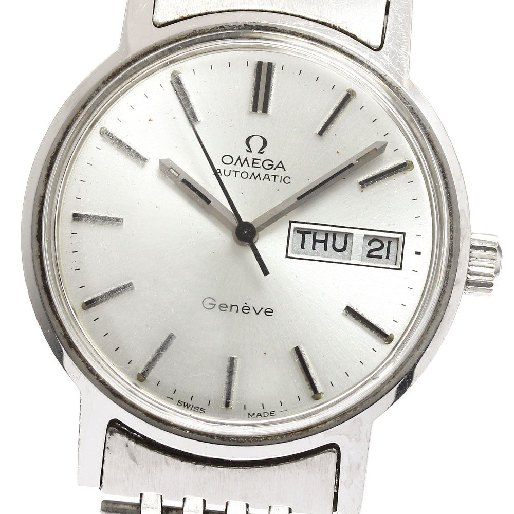 可動品 オメガ 166.0117 デイデイト シルバー 自動巻 時計 ビンテージ オメガ OMEGA 166.0117 ジュネーブ ヴィンテージ Cal.1022