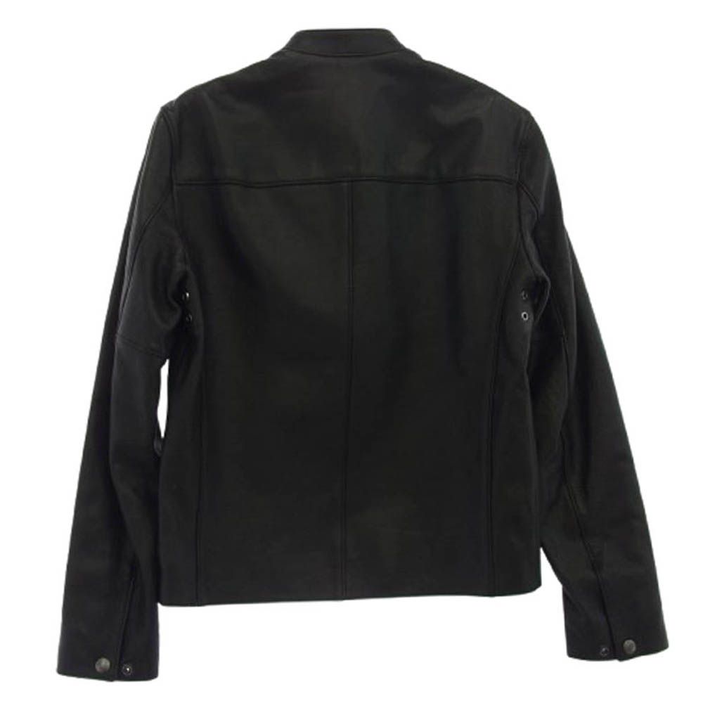 COACH コーチ レザージャケット　シングルライダースジャケット　XS COACH コーチ レザー シングル ライダース ジャケット ブラック