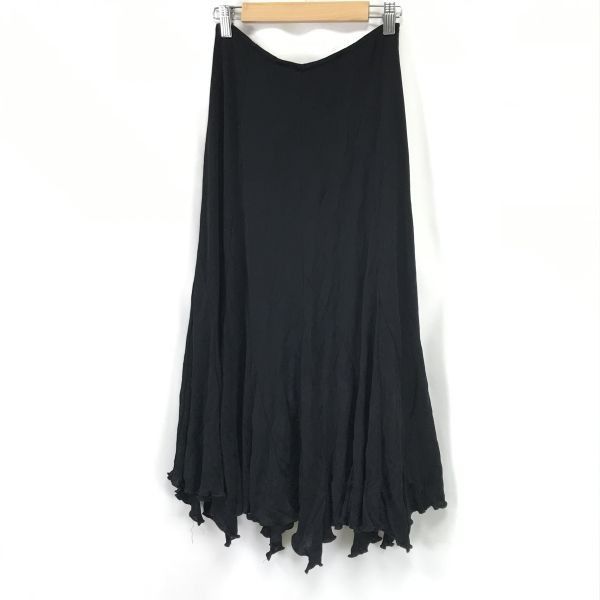 8.3万円|タグ付新古品|イタリア製 ホメオスタイル|by HOMEO STYLE レーヨン|ボールルーム|ロングスカート M-L|42|黒|black ◆cBH903