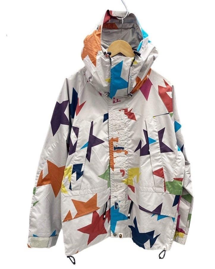 A BATHING APE NFS限定スターマルチ スノーボードジャケットM NFS限定A